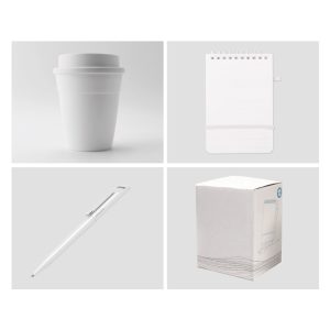 Antibacterial Gift Set with Cup, Notepad, and Pen - Image 4