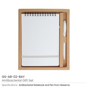 Antibacterial Gift Sets with Notepad and Pen - Image 5