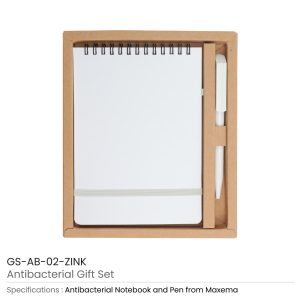 Antibacterial Gift Sets with Notepad and Pen - Image 6