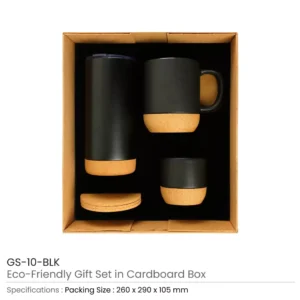 Cork Drinkware Gift Sets in a Cardboard Gift Box GS-10 - Image 4