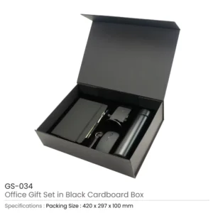 Office Gift Sets in a Black Cardboard Gift Box GS-034 - Image 3