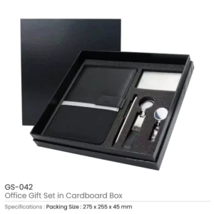 Office Gift Sets in a Black Cardboard Gift Box GS-042 - Image 3