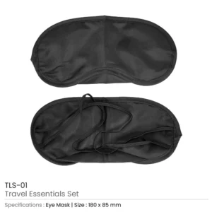 Travel Essential Set in Black Pouch - Image 6