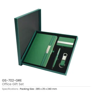 Office Gift Sets with Notebook, Pen, Card Holder, Keychain - Image 7