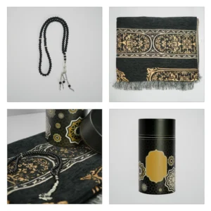 Prayer Mat with Tasbih in Tubular Box Best Ramadan Gifts - Image 7