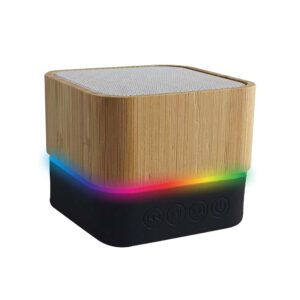Cube Bamboo Bluetooth Speakers Ver. 5.0 - Image 1