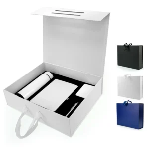 Corporate Office Gift Set in Color Themed Box with Ribbon Handle - Image 1
