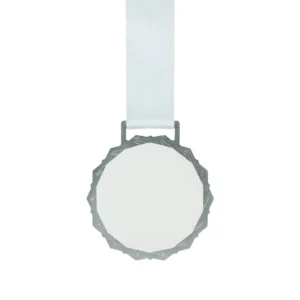 Glass Medals with Metal Frame and 3cm White Ribbon - Image 9